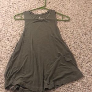 Soft and sexy Olive tank top
